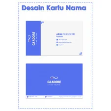 Jual Desain Kartu Nama Profesional, Full Garansi
