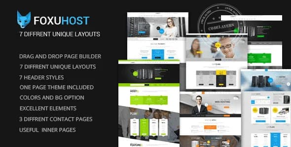 Jual FoxuHost 1.4 Shop Corporate & Web Hosting WordPress Theme + WHMCS Siap Pakai, Resmi