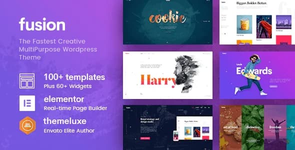 Jual Fusion 1.3.27 Creative Multi Purpose WordPress Theme Siap Pakai, Full Garansi