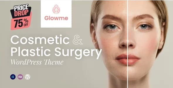 Jual GlowME Cosmetic & Plastic Surgery WordPress Theme 1.0 Bergaransi, Full Garansi