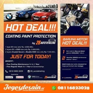 Jasa Desain Poster, Banner dan Spanduk Premium, Full Garansi