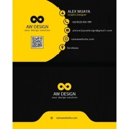Jasa design business card / kartu nama Profesional, Termurah