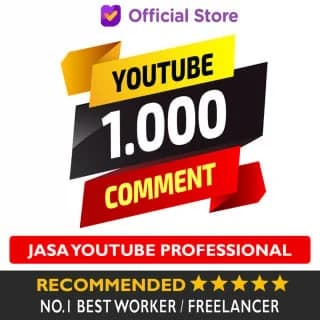 Jasa Meningkatkan Tambah 1.000 Comment Youtube Komentar YT Sosmed Social Media Resmi, Full Garansi