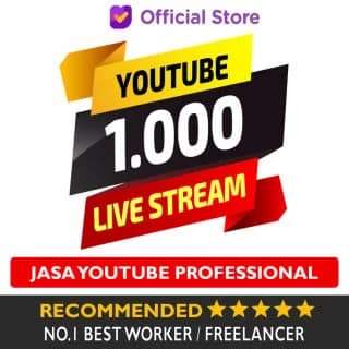 Jasa Meningkatkan Tambah 1.000 View Live Stream Youtube Penonton Siaran Langsung YT Sosmed Social Media Profesional, Premium