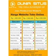 Jasa Pembuatan Toko Online Premium, Original