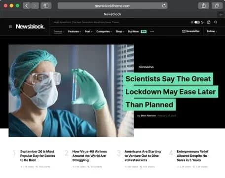 Jual Newsblock News & Magazine WordPress Theme 1.2.5 Siap Pakai, Full Garansi