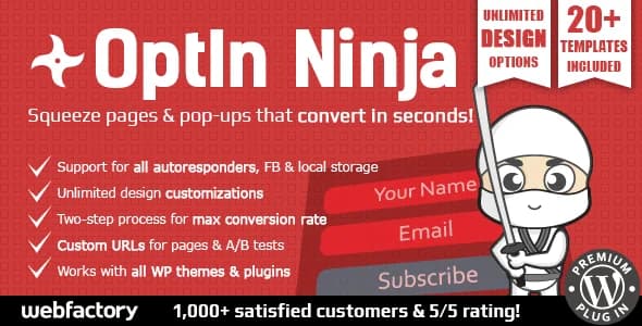 Jual OptIn Ninja 2.35 Ultimate Squeeze Page Generator Termurah, Original