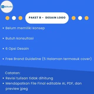 Jual Paket B Desain Logo Resmi, Profesional