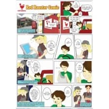Jual Pembuatan komik ilustrasi pelatihan A3 Profesional, Original