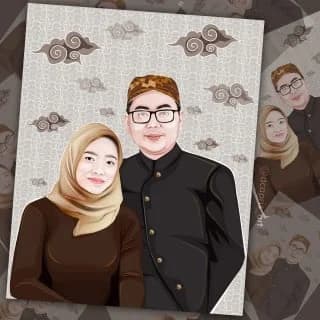 Jual Pembuatan Vektor Wajah dari Foto Resmi, Original