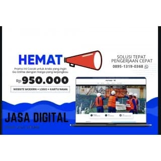 Jual Promo Paket Hemat Website Rp.950.000 Bergaransi, Original