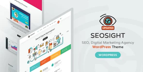 Jual Seosight WordPress Theme 5.40.0 SEO Digital Marketing Agency with Shop Siap Pakai, Profesional