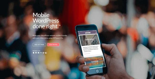Jual WPtouch Pro 4.3.34 Mobile Suite for WordPress + Themes + Extensions Durasi 34 Bulan Profesional, Termurah
