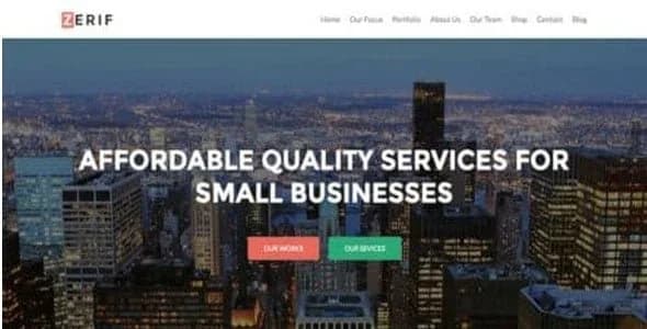 Jual Zerif Pro WordPress Theme 2.1.6 Termurah, Full Garansi