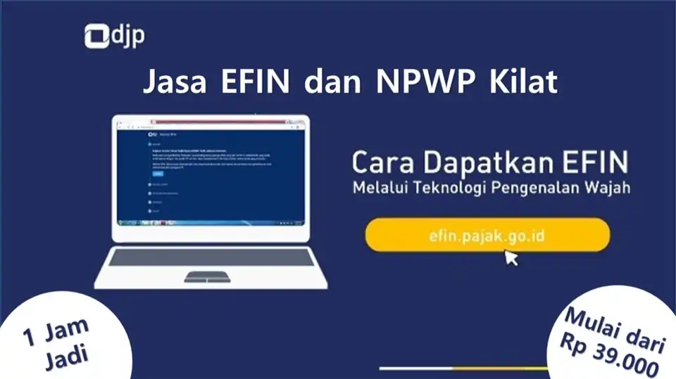 Jasa (100% Tembus ) - Jasa pajak EFIN & NPWP - Akuntansi dan Keuangan, Profesional, Bergaransi