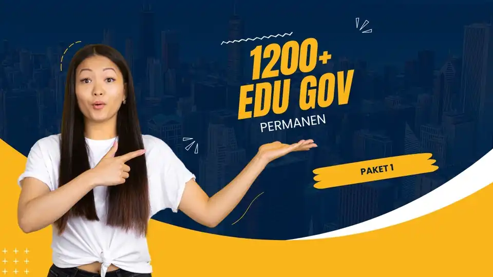 Jasa 1200 Backlink EDU GOV untuk Meningkatkan Page One Web - Search Engine Optimization (SEO), Profesional, Bergaransi