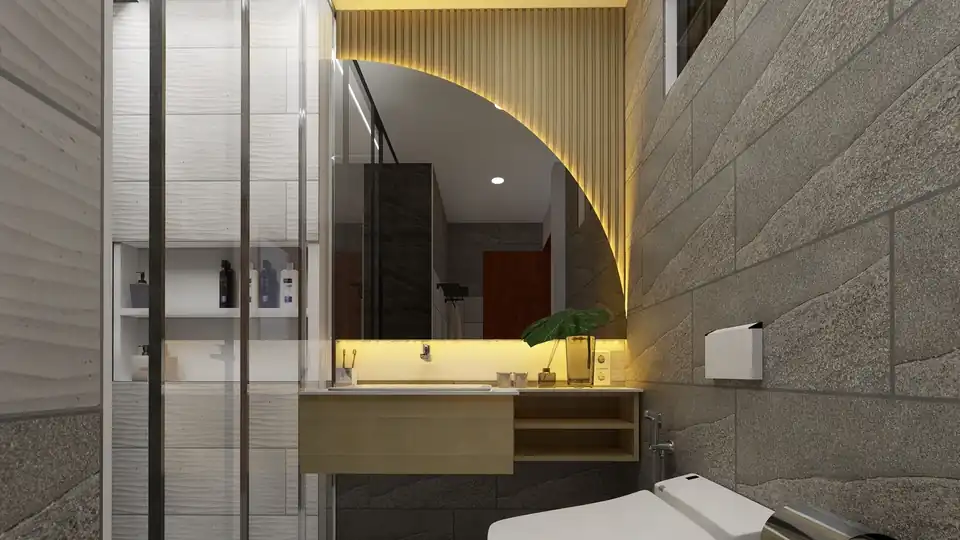 Jasa 3D Desain Kamar Mandi (BATHROOM DESIGN) - 3D & Perspektif, Profesional, Bergaransi