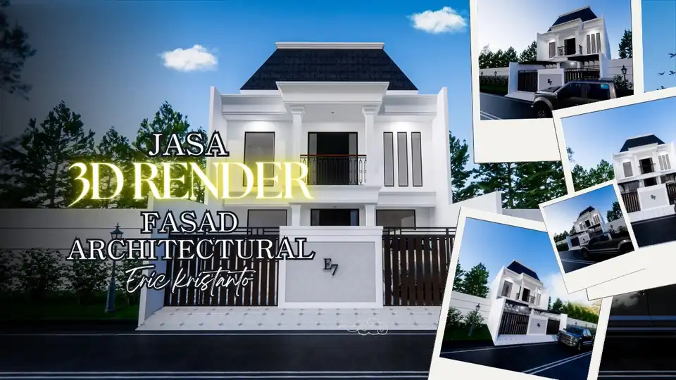 Jasa 3D RENDER FASAD ARSITEKTURAL - 3D Rendering, Profesional, Bergaransi