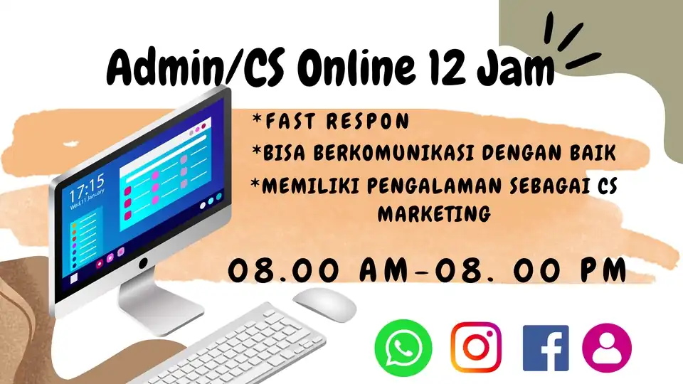 Jasa ADMIN/ CUSTOMER SERVICE MARKETING WA - Admin Web & Page, Profesional, Bergaransi