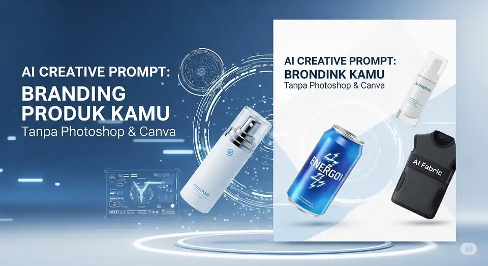 Jasa AI Creative Prompt: Branding Produk Kamu Tanpa Photoshop & Canva - Foto AI, Profesional, Bergaransi