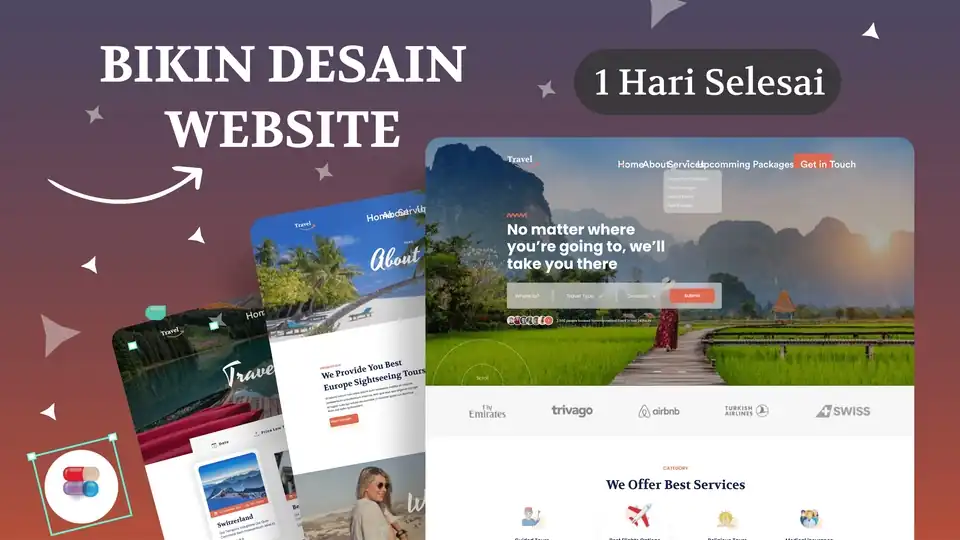 Jasa Bikin Desain Website Responsive Murah! BISA REVISI SEPUASNYA! - Desain Web, Profesional, Bergaransi
