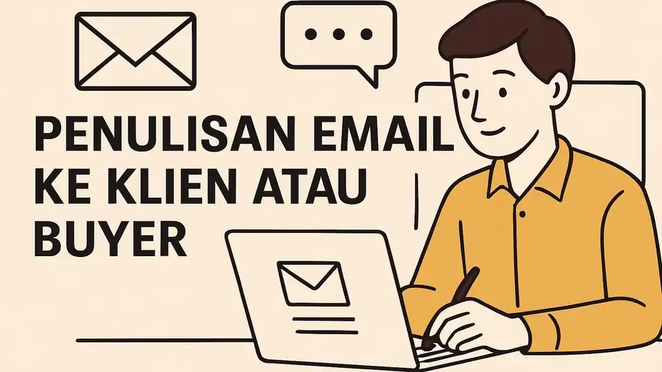 Jasa Cara menulis email secara professional untuk dikirimkan ke buyer/client - Penulisan Konten, Profesional, Bergaransi