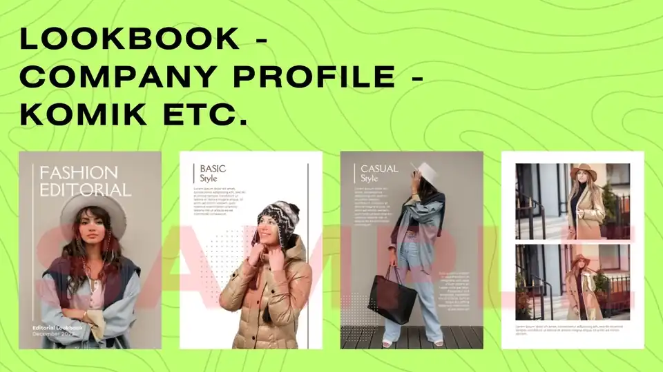 Jasa Company Book - Look Book - Planner Book - Desain Corporate Identity, Profesional, Bergaransi