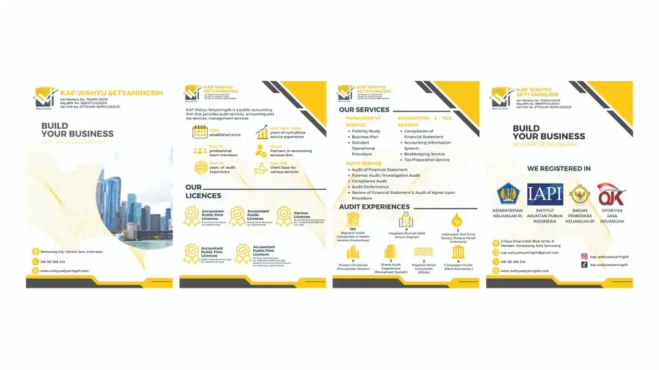 Jasa Company Profile - Desain Corporate Identity, Profesional, Bergaransi