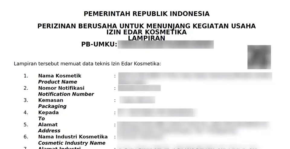 Jasa Cosmetics BPOM Registration - Perizinan Usaha, Profesional, Bergaransi