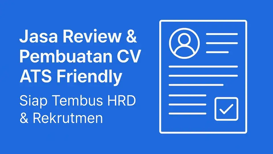 Jasa CV ATS FRIENDLY LOLOS JOBSTREET - Portfolio & Resume, Profesional, Bergaransi