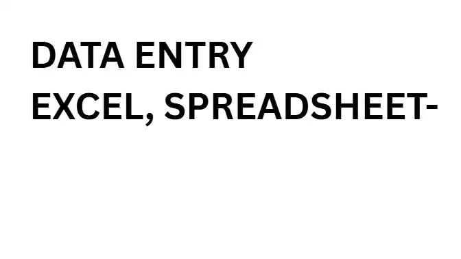 Jasa Data Entry/Excel/Spreadsheet - Dashboard Excel, Profesional, Bergaransi