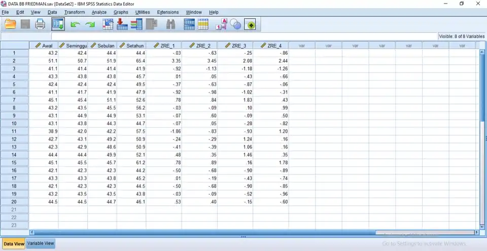 Jasa Data Entry menggunakan Aplikasi IBM SPSS Statistics versi 25 - Analisis Data, Profesional, Bergaransi