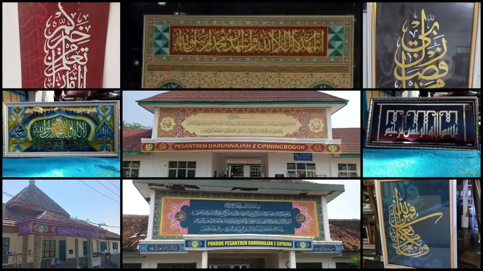 Jasa Dekorasi kaligrafi masjid - Kaligrafi, Profesional, Bergaransi