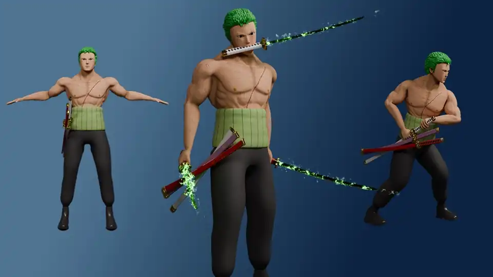 Jasa DESAIN 3D CHARACTER FOR GAME/ANIMATION (RIGGED IF NEEDED) - 3D & Perspektif, Profesional, Bergaransi