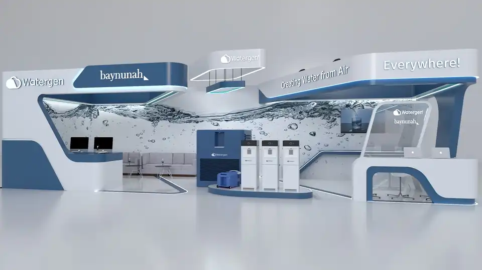 Jasa DESAIN BOOTH PAMERAN 1 HARI SELESAI (BISA NEGO) 50k-100k - 3D & Perspektif, Profesional, Bergaransi