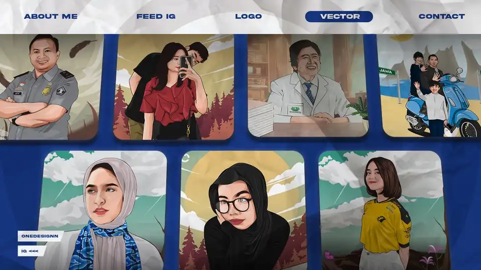 Jasa DESAIN CARTOON WAJAH DALAM 1 HARI KERJA - Gambar Potret, Profesional, Bergaransi