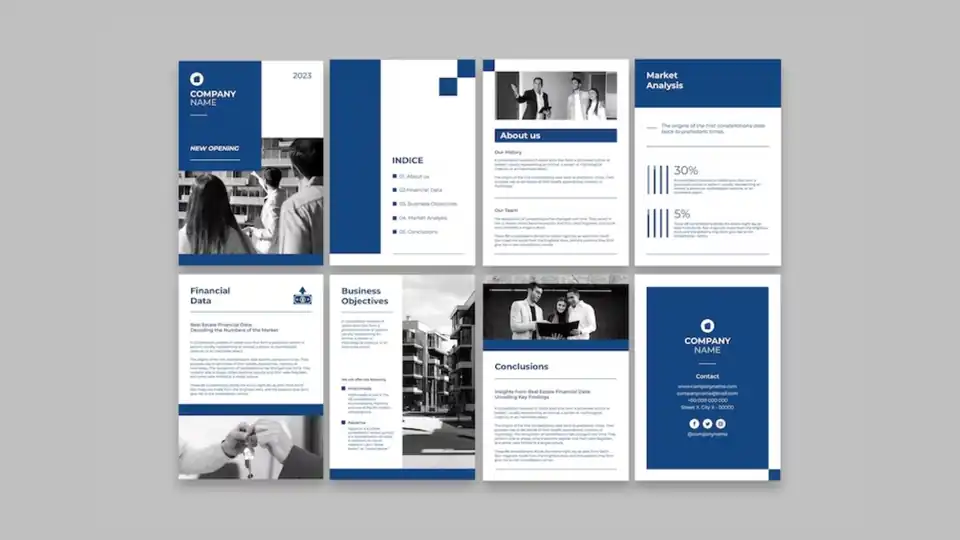 Jasa Desain Company Profile / Portofolio Perusahaan Profesional MURAH! - Desain Corporate Identity, Profesional, Bergara