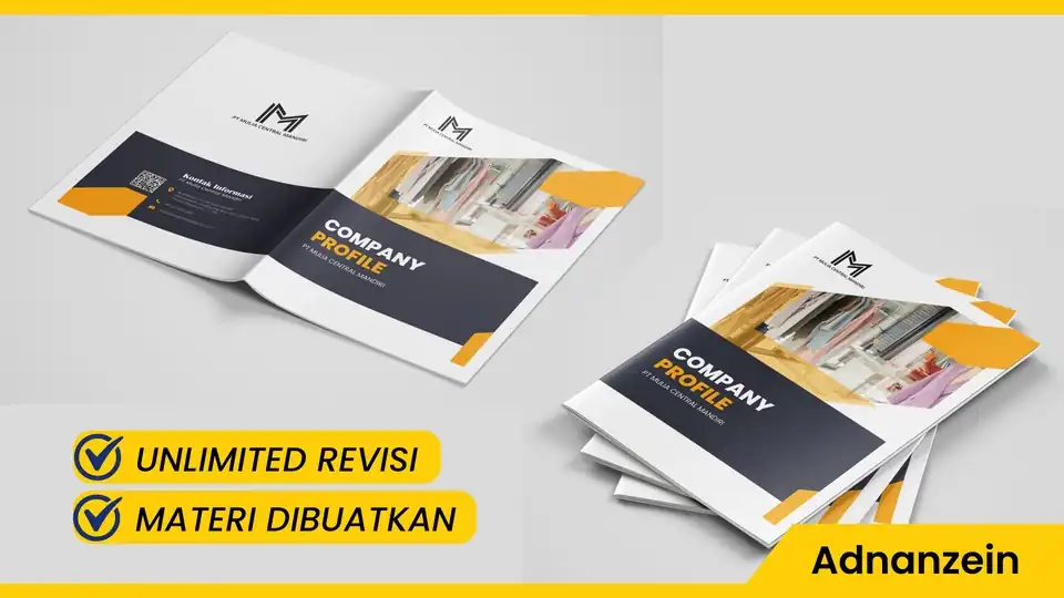 Jasa Desain Company Profile Profesional - Digital Printing, Profesional, Bergaransi
