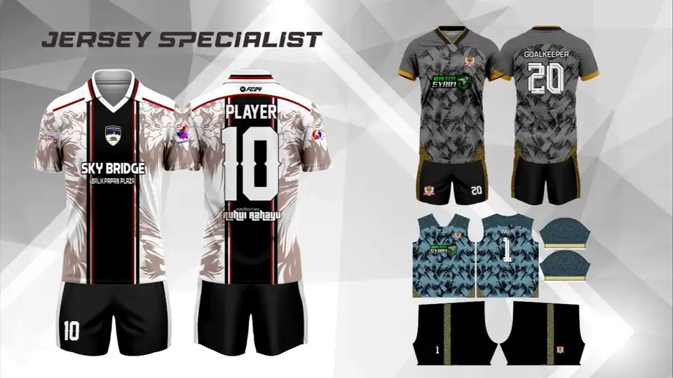 Jasa DESAIN DAN POLA JERSEY - Desain Kaos & Motif, Profesional, Bergaransi