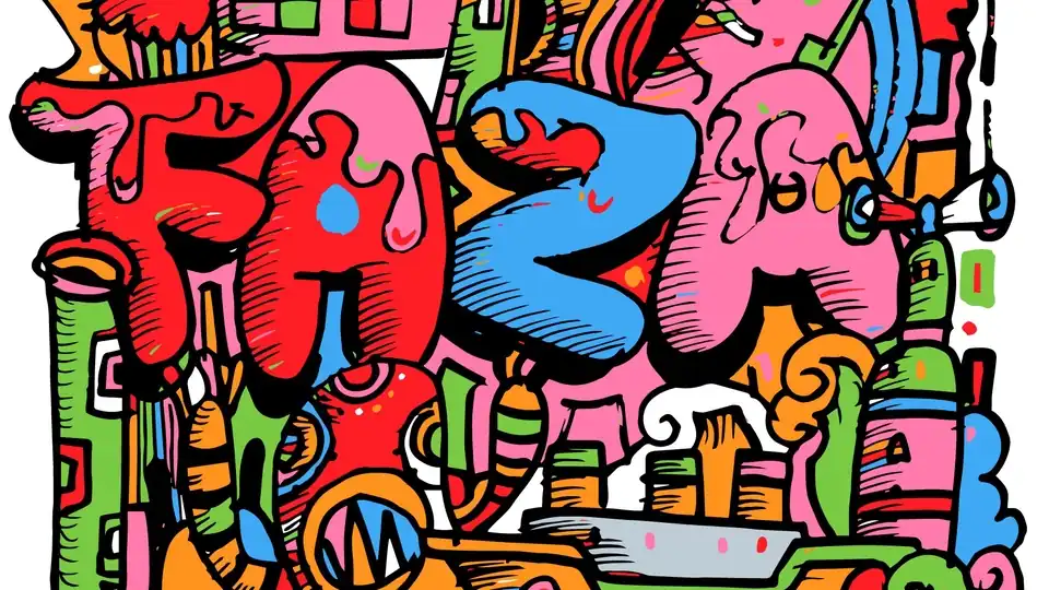 Jasa Desain Doodle Abstrak dan Kostum - Doodle Art, Profesional, Bergaransi