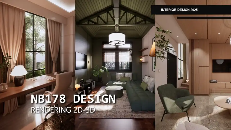 Jasa Desain Interior & Eksterior | Rendering 2D-3D - Perspektif 3D, Profesional, Bergaransi