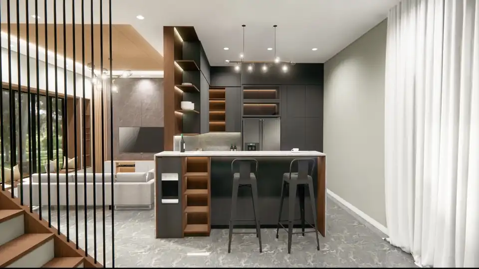Jasa Desain Interior Rumah, Apartment, Kantor, Retail, Cafe dan Booth - 3D, Rendering dan Konsultasi - 3D & Perspektif,