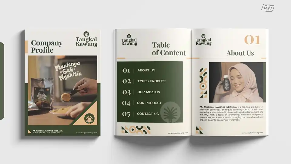 Jasa DESAIN KATALOG / COMPANY PROFILE& BOOKLET MODERN - Portfolio & Resume, Profesional, Bergaransi