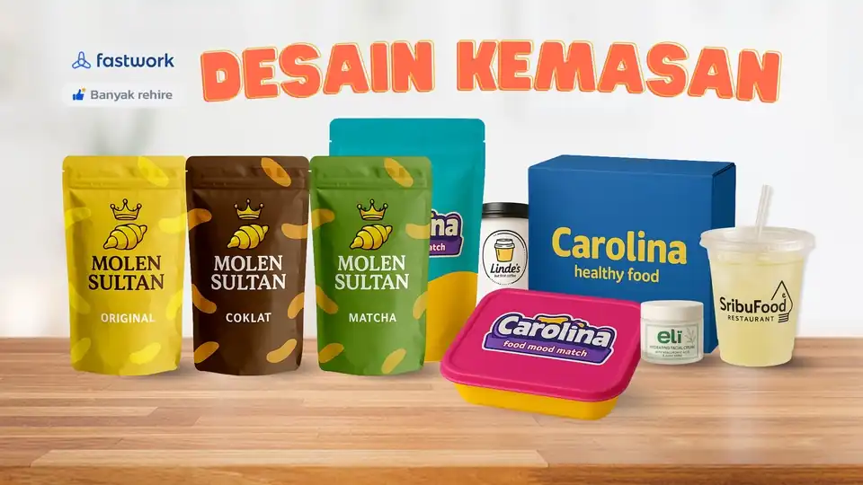Jasa Desain Kemasan, Desain Label, Packaging, Desain Produk Premium untuk UMKM & Startup - Label & Kemasan, Profesional,