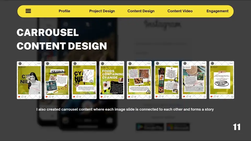 Jasa Desain Konten Carousel Instagram Bertema Storytelling & Edukasi - Content Creator, Profesional, Bergaransi