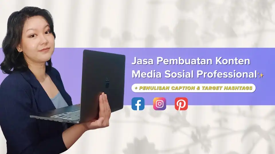 Jasa Desain Konten Media Sosial Professional + Penulisan Caption + Rekomendasi Hashtags - Penulisan Konten, Profesional,