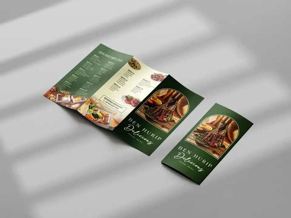 Jasa Desain Leaflet, Flyer, Brosur, Banner, Daftar Menu, Roll Banner, Kartu Nama, dll - Digital Printing, Profesional, B