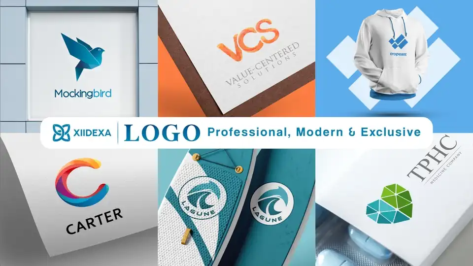 Jasa Desain Logo Professional, Modern & Exclusive dengan Unlimited Revisi - Logo, Profesional, Bergaransi