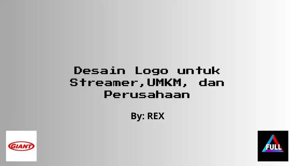 Jasa Desain logo untuk profil streamer dan instagram dengan gaya monogram dan wordmark - Logo, Profesional, Bergaransi