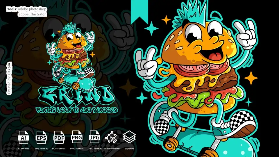 Jasa DESAIN MASKOT, KARTUN DAN KARAKTER - Desain Karakter, Profesional, Bergaransi